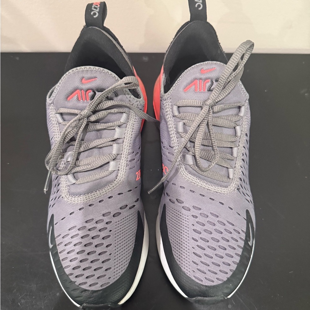 Nike Air Gray and Black Running Shoes